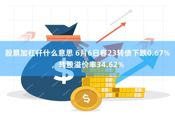 股票加杠杆什么意思 6月6日春23转债下跌0.67%，转股溢价率34.62%