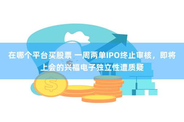 在哪个平台买股票 一周两单IPO终止审核，即将上会的兴福电子独立性遭质疑